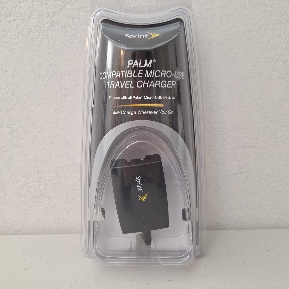 NEW OEM Vintage Sprint PALM Travel Charger Compatible for Micro USB Devices NOS